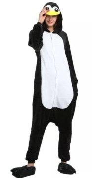 КОМБИНЕЗОННАЯ ПИЖАМНАЯ КУРТКА ПИНГВИН размер XL