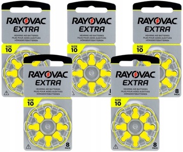 Baterie Słuchowe RAYOVAC 10 MF PR70 ZincAir 40szt.