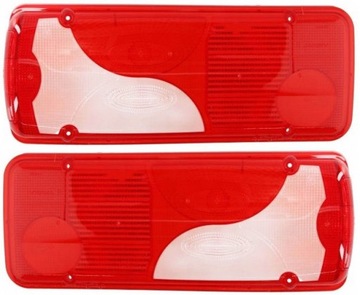 2x KLOSZ LAMPY TYŁ MAN SCANIA SPRINTER BIAŁY L+P