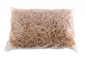 Gumki recepturki OFFICE PRODUCTS śr. 70mm 1,5x1,5mm 1kg. - naturalne
