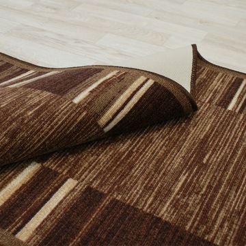 Прорезиненная дорожка в коричневую полоску, ширина 100 см.