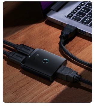 Двунаправленный переключатель Baseus 1x2 HDMI 4K 60 Гц 2K 120 Гц до 40 м