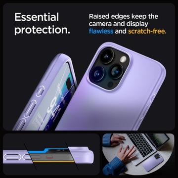SPIGEN THIN FIT — ТОНКИЙ ЧЕХОЛ — ДЛЯ IPHONE 15 PRO