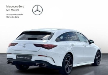 Mercedes CLA C118/X118 Shooting Brake Facelifting 1.3 180 136KM 2024 Mercedes-Benz CLA Shooting Brake Od Dealera AMG FV23 Brazowa tapicerka Nig, zdjęcie 4
