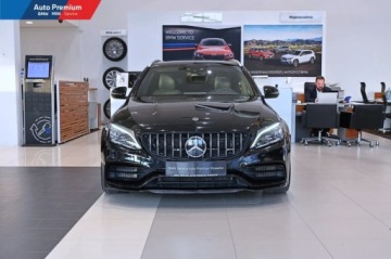 Mercedes Klasa C W205 Kombi AMG Facelift 4.0 63 476KM 2019 Mercedes-Benz Klasa C Reflektory LED DynamicOswietlenie AmbienteOgrzewana, zdjęcie 1