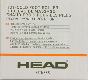 HEAD FITNESS Роликовый МАССАЖЕР ДЛЯ НОГ ХОЛОДНЫЙ ТЕПЛО массажный роликовый валик
