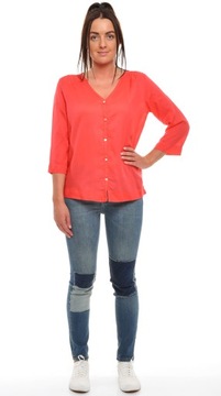 LEE koszula loose coral BLOUSE _ L