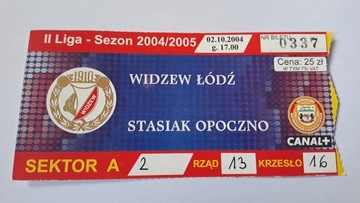 WIDZEW ŁÓDŹ - CERAMIKA OPOCZNO 02-10-2004