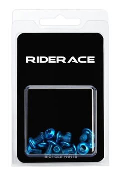 12 винтов T25 M5x10 для тормозных дисков, синие.