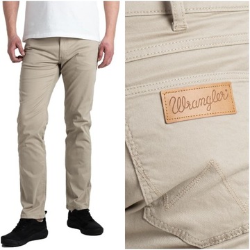 Męskie spodnie jeansowe proste Wrangler GREENSBORO W38 L32