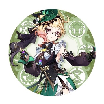 Przypinka Genshin Impact Emilie 58mm prezent dla fana