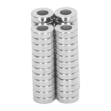 50 sztuk Heavy Duty okrągły magnes neodymowy M4
