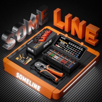 ЩИПЦЫ SOMELINE ДЛЯ ОБЖИМА КАБЕЛЬНЫХ БУЛЕРОВ XXL НАБОР ТВЕРДЫХ ИНСТРУМЕНТОВ