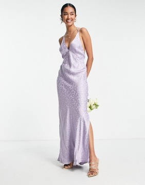 TOPSHOP SUKIENKA DAMSKA SATYNOWA MAXI 36 1XMP