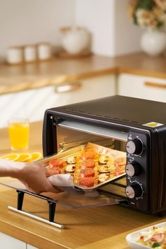 Мини-печь для пиццы с таймером на 13 литров