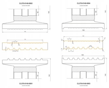 Фреза HSS для террасной доски 140x40x140/4z GLOBUS