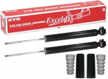 2× TLUMIČ ZADNÍ PLYNOVÝ 344808 KYB AUDI A4 B7 (8EC) + 910227 SADA OSOBNÍ STRÁŽCE PRZECIWPYLOWEJ