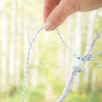 Haczyki samoprzylepne tesa do ozdób przezroczyste