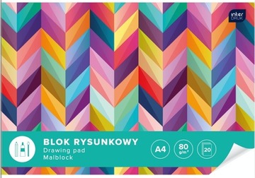 Blok rysunkowy A4 80g
