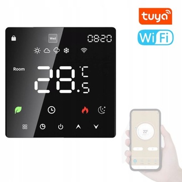 КОМНАТНЫЙ ТЕРМОСТАТ-РЕГУЛЯТОР Tuya Wifi 16A