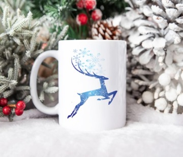 СУПЕР РОЖДЕСТВЕНСКИЙ ПОДАРОК ​​КРУЖКА 330мл ОЛЕНЬ