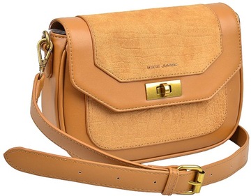 DAVID JONES Torebka Damska Listonoszka pasek LOGO crossbody