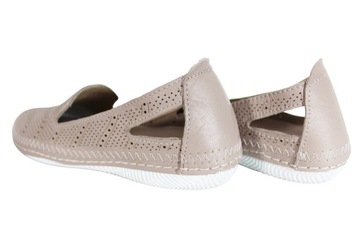 Туфли Vacarro 0055-640-1 R.40 Beige Grain Leather