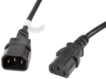 Удлинительный силовой кабель IEC 320 C13/C14, 3 м