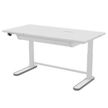LIFETIME BIURKO DZIECIĘCE 120cm Elektryczne Regulowane 55-89cm SUNSET białe