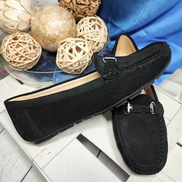 ЖЕНСКИЕ МОКАСИНЫ БОЛЬШОГО РАЗМЕРА, КОЖАНАЯ СТЕЛКА 41