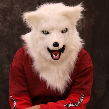 Maska Kostium na Halloween Coxplay wilk pies lisa