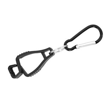 Держатель для перчаток, 5 предметов, черный пластик