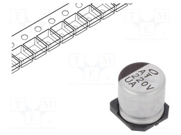 Kondensator elektrolityczny SMD 220uF 35V 5X6mm NICHICON