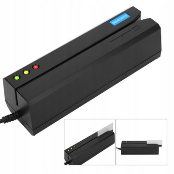 CZYTNIK KARTY Z MAGNETYCZNYM PASKIEM USB DIODY