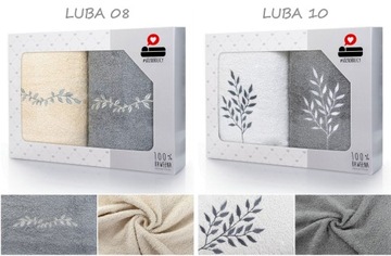 Набор 2х хлопковых банных полотенец размером 70х140 в подарок в коробке.