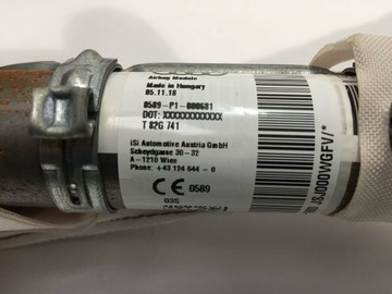 AUDI A1 82A 20R ZÁVĚS ULOŽENÍ VZDUCHOVÁ AIRBAG