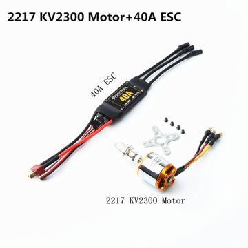 A2217 Бесщеточный двигатель ESC 40 А с Т-образным разъемом и KV2300