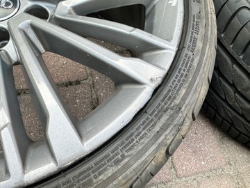 AUDI A4 B9 A5 F5 8W KOLA RÁFKY PNEUMATIKY 19" R19 ET40 8W0601025BE KOMPLET