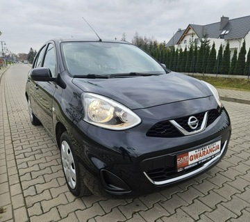 Nissan Micra IV Hatchback 5d Facelifting 1.2 80KM 2015 Nissan Micra 1.2i 80KM Zadbany SerwisRata450zł, zdjęcie 3