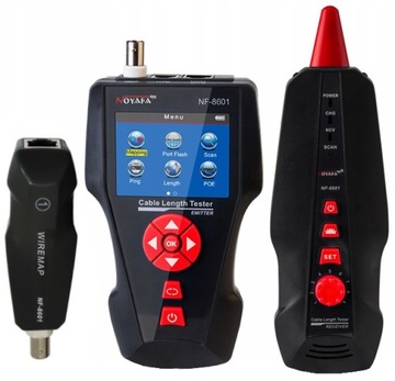 TESTER SIECI RJ45 RJ11 TEST POE PING SZUKACZ PAR