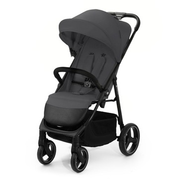 Kinderkraft Wózek spacerowy do 22kg lekki i zwrotny duży kosz TRIG 3 Grey