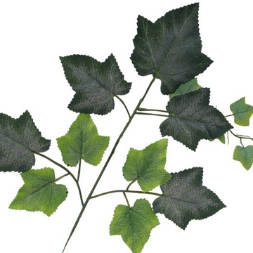 OZDOBNE LIŚCIE WINOGRON MATOWE LISTKI WINOROŚL PIĘKNE LIŚCIE NATURAL 48 cm