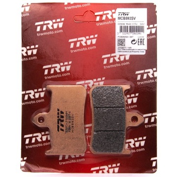 KLOCKI HAMULCOWE TRW HONDA CBR 900 RR 1992-1997