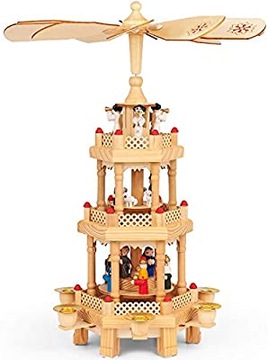Piramida świąteczna XL Drewniana 35 cm