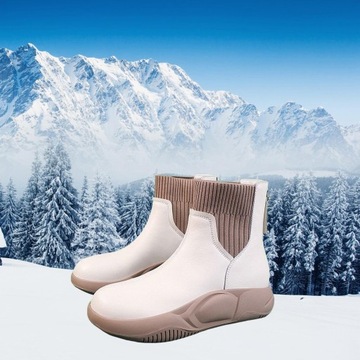 Zimowe buty śnieżne Zipper Ciepłe antypoślizgowe