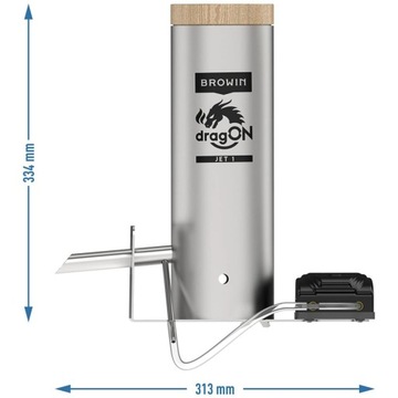 Generator dymu dragON Jet 1 z pompką elektryczną dragON Air Browin 330143