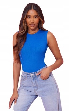 PRETTYLITTLETHING PRĄŻKOWANE BODY XS