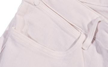 WRANGLER spodnie WHITE jeans SKINNY CROP _ W31 L32
