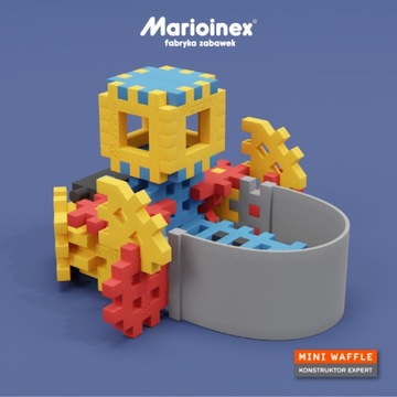 Мини-конструктор вафельных блоков EXPERT141 Marioinex