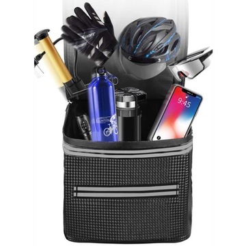 TORBA NA BAGAŻNIK ROWEROWY 15L - TORBA SAKWA ROWEROWA NA BAGAŻNIK ROWER